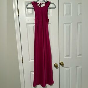 House of Harlow 1960 Fuchsia Sleeveless Maxi Dress